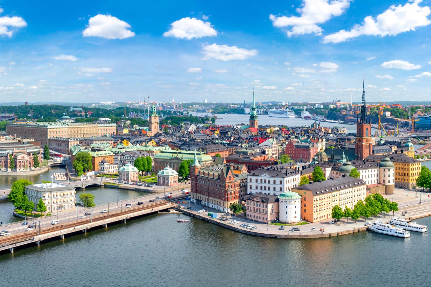 Översiktsbild av Stockholm