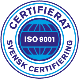 ISO 9001 certifierad